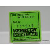 Verbeck H0 BW-Schild Hamm NS