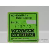 Verbeck H0 BW-Schild Hildesheim NS