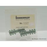 Sommerfeld H0 157 Dach-Isolator, grün (24 Stk)