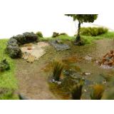 Diorama Baden im Teich