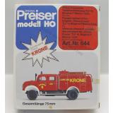 Preiser 3.0644 Zirkus Krone Zirkus-Feuerwehr (Bausatz)