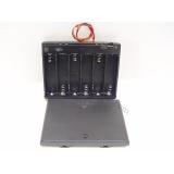 Batterie-Box 6 x AA  mit Schalter und Kabel