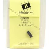 Magnete FE Metall 4 x 4 x 3,5 mm
