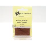 Micro-Kabel 0,04 mm², d=0,5 mm,  braun 4 m