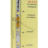 Wagenbeleuchtung, Spur N & H0, 155 mm, warmweiß