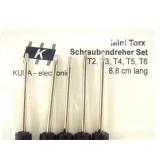 Mini-Schraubendreher Set, 5-teilig für Torx Schrauben