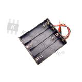 Batterie-Halter 8 x AAA Block mit Kabel