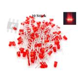 Led 3 mm rote Blende > 3000 mcd 10 Stk