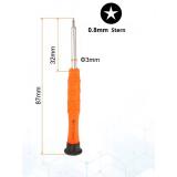 Sternschraubendreher 0,8 mm Klinge