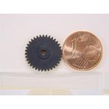 Zahnrad gerade 35 Z Modul 0,4 Bohrung 2mm 